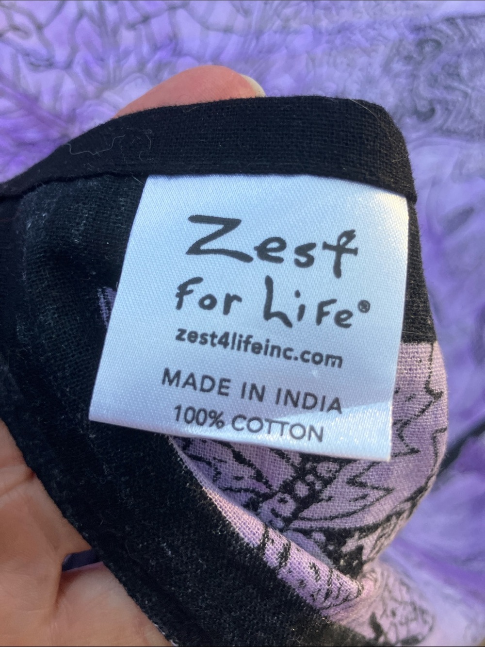 Zest for Life life-giving tree tapestry 100% cotton 59 x 85 - Picture 9 of 10